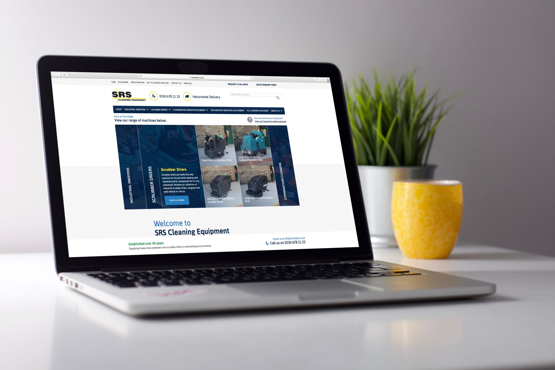 SRS Cleaning l Hush Digital | Web Design Darlington