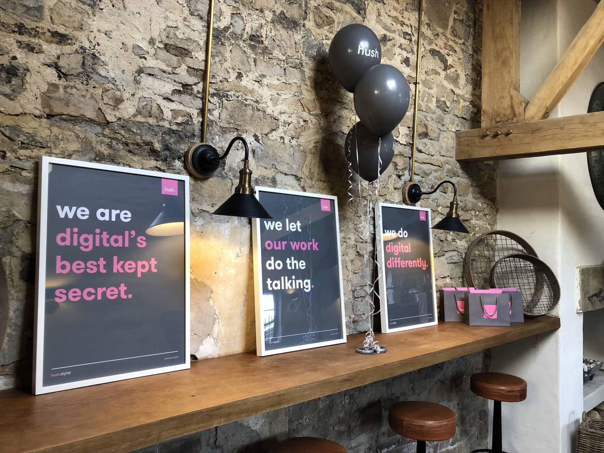 Hush Digital Tagline Posters