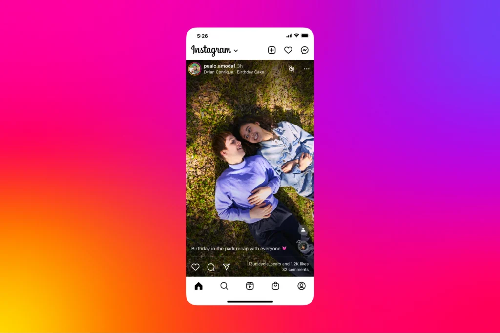 Instagram Full Screen